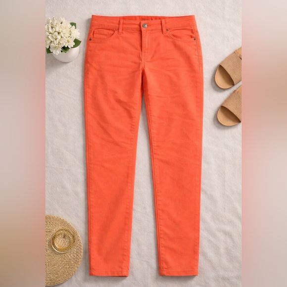 New York & Company Denim - Women’s NY&Co Bright Orange Pants
